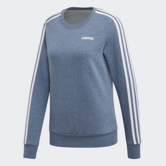 Adidas Essentials 3 Stripes Fleece Crew Sweatshirt EI0690 Medium - Picture 9 of 9
